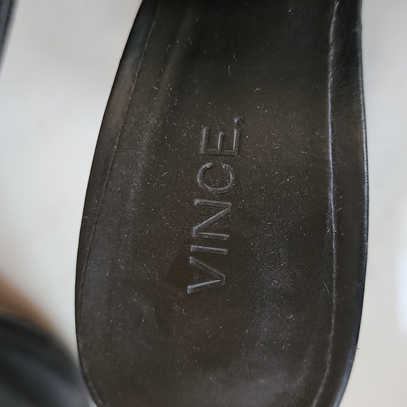 Vince Vero Cu010 black leather sandals size 7.5 (Eur 37.5) - Picture 8 of 11